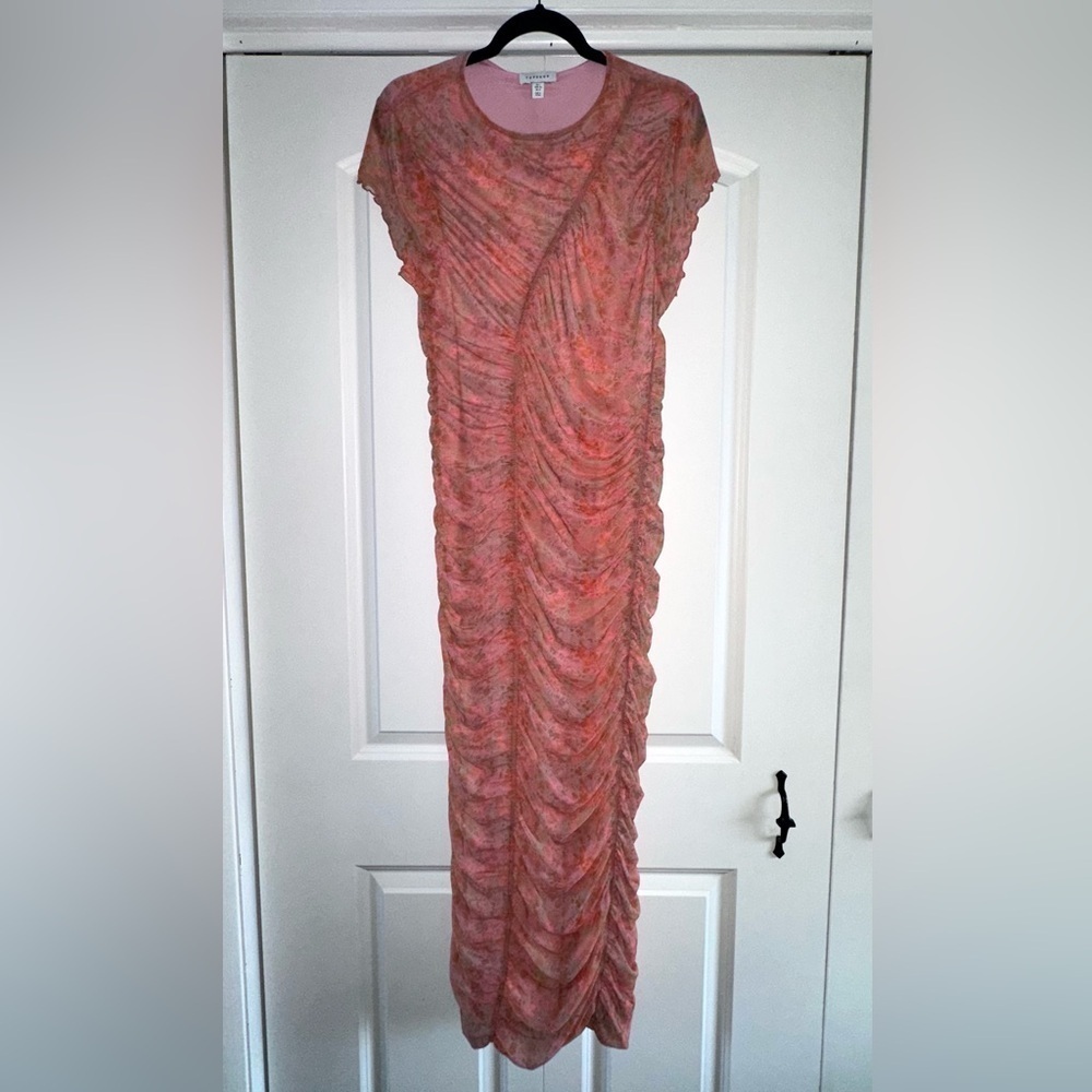 Topshop Floral Midi Dress - Picture 2 of 7